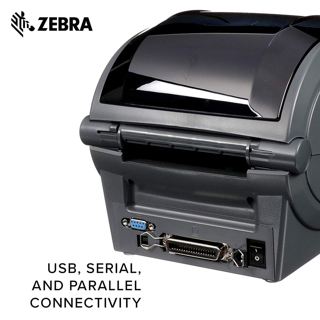 Zebra GX430t 4" Thermal Transfer Desktop Label Printer