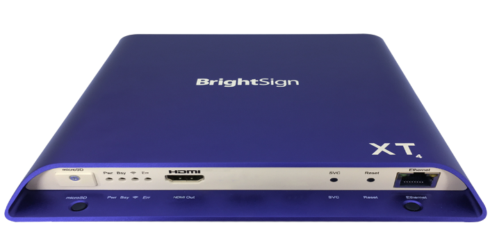 BrightSign XT244 4K Standard I/O HTML5 Media Player