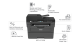 Brother MFC-L2715DW 34PPM A4 4-in-1 Monochrome Laser Multi-Function Centre Printer