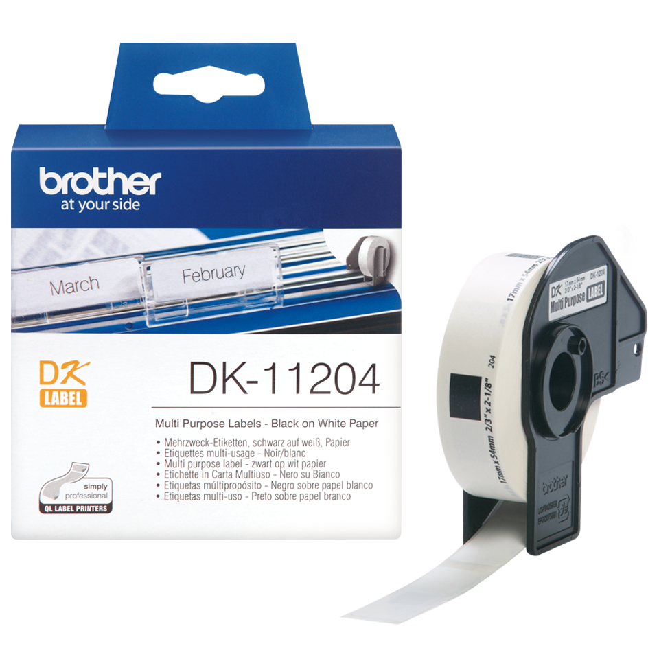 Brother ラベルシール 17mm x 54mm 204 Amazon.co.jp: BETCKEY 互換の 返品住所ラベル 感熱紙 Brother用