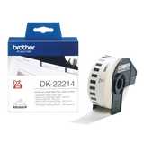 Brother DK-22214 12mm x 30.48m Continuous Length Paper Label Roll (Black On White)