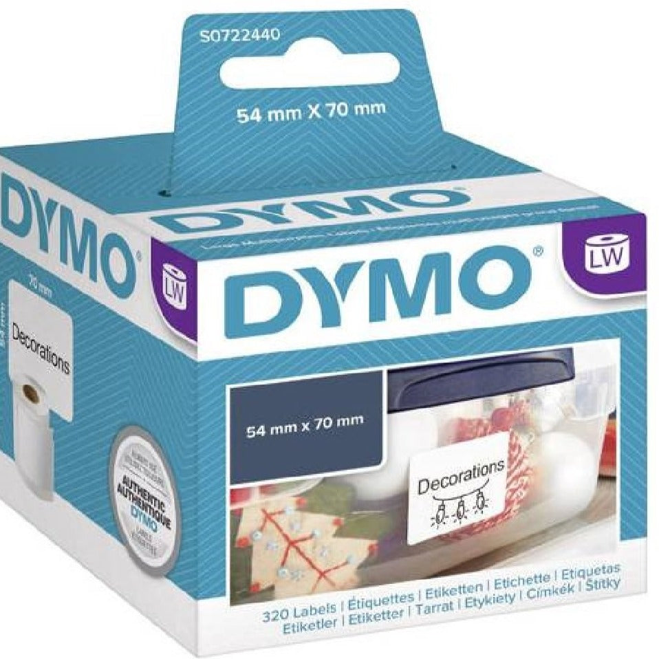 Dymo 99015 Large Multifunctional Labels 70mm x 54mm