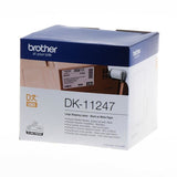 Brother DK-11247 103mm x 164mm Die-Cut Large Shipping White Paper Label Roll (Black On White)