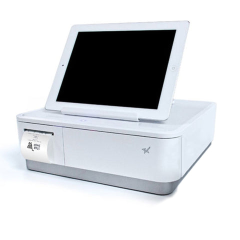Star mPOP Wireless Thermal Receipt Printer and Cash Drawer - White