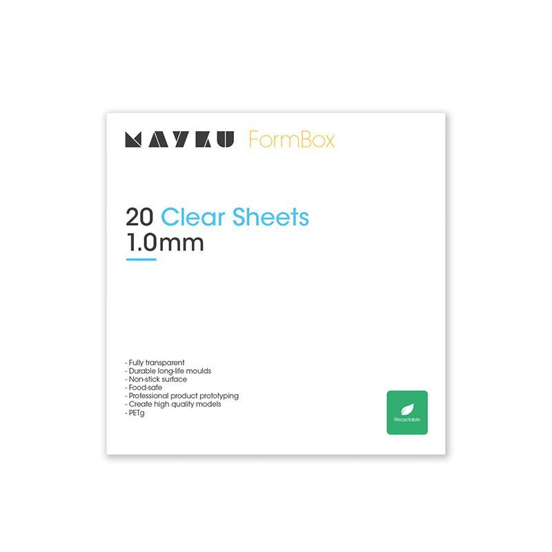 Mayku Clear Sheets 1.0mm 20 Pack