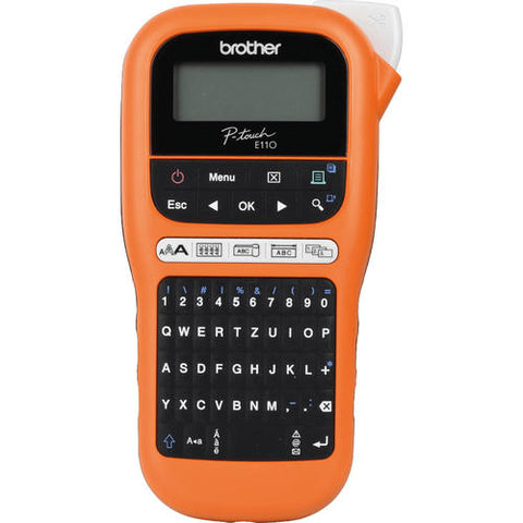 Brother P-Touch PT-E110VP Handheld Electrician Label Maker