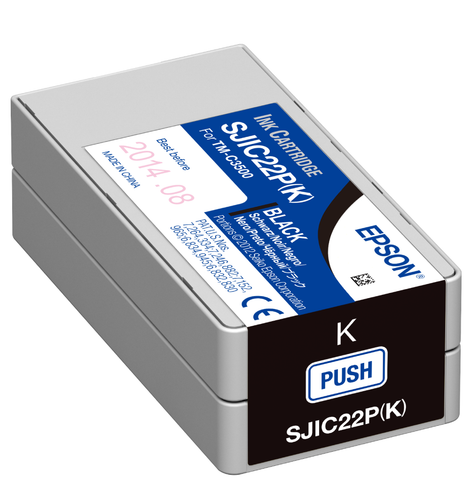 Epson TM-C3510 Black Ink Cartridge SJIC23P(K)