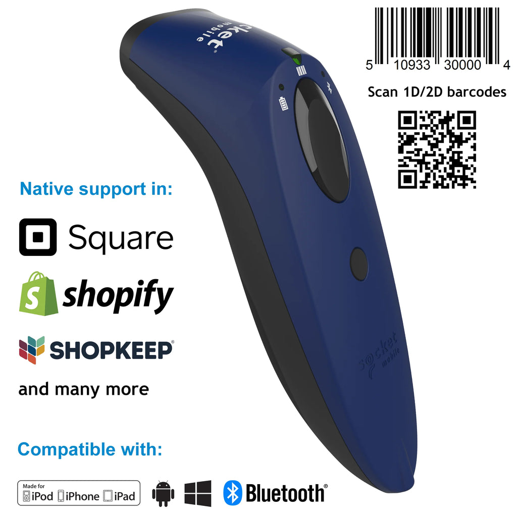Socket Mobile SocketScan S720 Bluetooth 2D Barcode Scanner – Kingly Pte Ltd