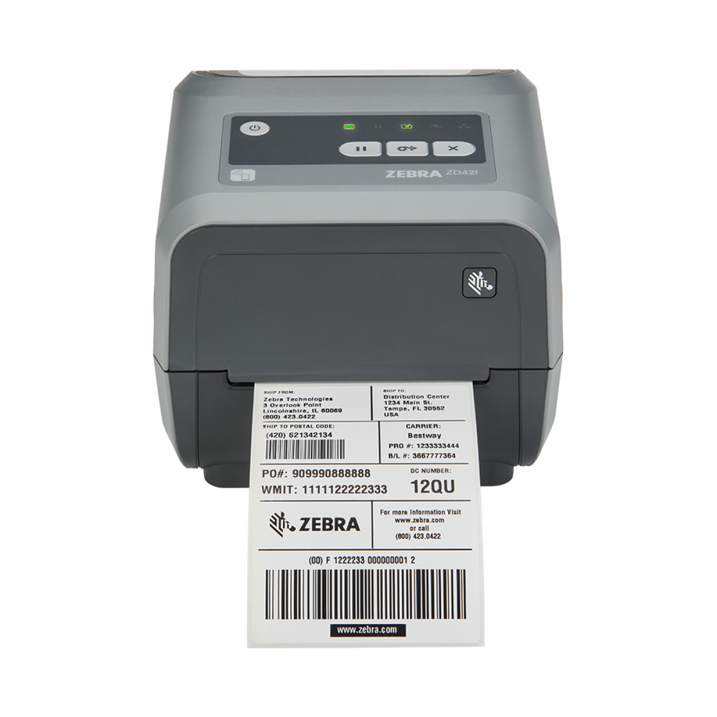 Zebra ZD421 Thermal Transfer Desktop Label Printer